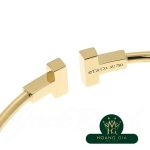 T vòng tay dây hẹp S vàng vàng