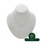 Vòng cổ mặt dây chuyền T Smile (Nhỏ) Kim cương K18RG