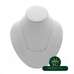 Vòng cổ mặt dây chuyền T Smile K18WG Lớn