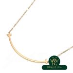 Vòng cổ mặt dây chuyền T Smile (Nhỏ) K18RG