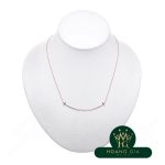 Vòng cổ mặt dây chuyền T Smile K18RG Lớn