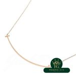 Vòng cổ mặt dây chuyền T Smile K18RG Lớn