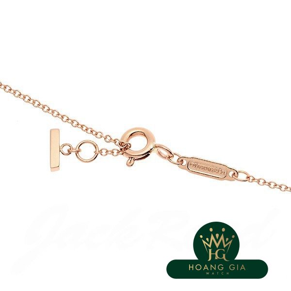 Vòng cổ mặt dây chuyền T Smile K18RG Lớn