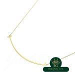 Vòng cổ mặt dây chuyền T Smile K18YG Lớn