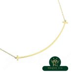 Vòng cổ mặt dây chuyền T Smile K18YG Lớn