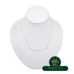T Smile Mặt dây chuyền Vòng cổ Kim cương K18YG Lớn