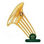 Trang trí tóc hoa văn Mugiho bằng pha lê (của Gaillard / khoảng năm 1900, Pháp)