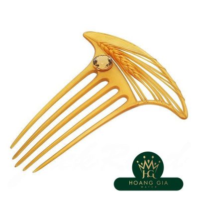 Trang trí tóc hoa văn Mugiho bằng pha lê (của Gaillard / khoảng năm 1900, Pháp)