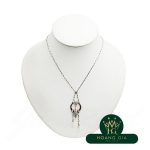 Vòng cổ Ruby Diamond Pearl Platinum Negligee (khoảng năm 1920)