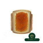 Nhẫn vàng Sardonyx khách mời (thời Victoria)