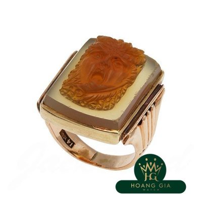 Nhẫn vàng Sardonyx khách mời (thời Victoria)