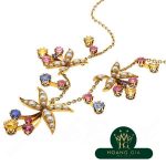 Vòng cổ ngọc trai sapphire