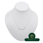 Vòng cổ mặt dây chuyền T Smile (Nhỏ) K18WG