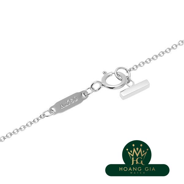 Vòng cổ mặt dây chuyền T Smile (Nhỏ) K18WG