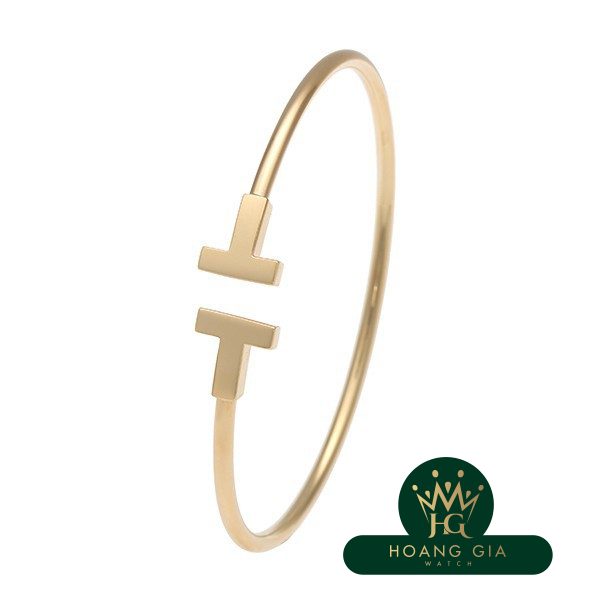 Vòng tay chữ T M vàng hồng