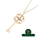 クアトラハートキー ネックレス