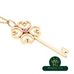 クアトラハートキー ネックレス