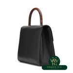 Túi xách Da Caviar Đen Đen Cổ điển