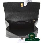 Túi xách Da Caviar Đen Đen Cổ điển