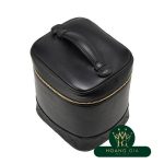 Bicolore Stitch Coco Mark Charm Vanity Bag Vintage Black Black