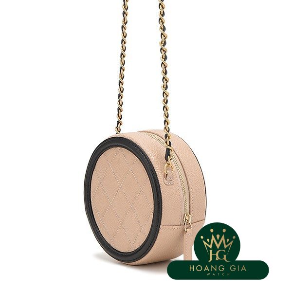 CC Filigree Chain Clutch Màu be x Đen