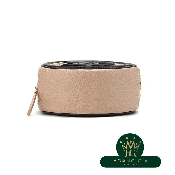 CC Filigree Chain Clutch Màu be x Đen