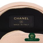 CC Filigree Chain Clutch Màu be x Đen