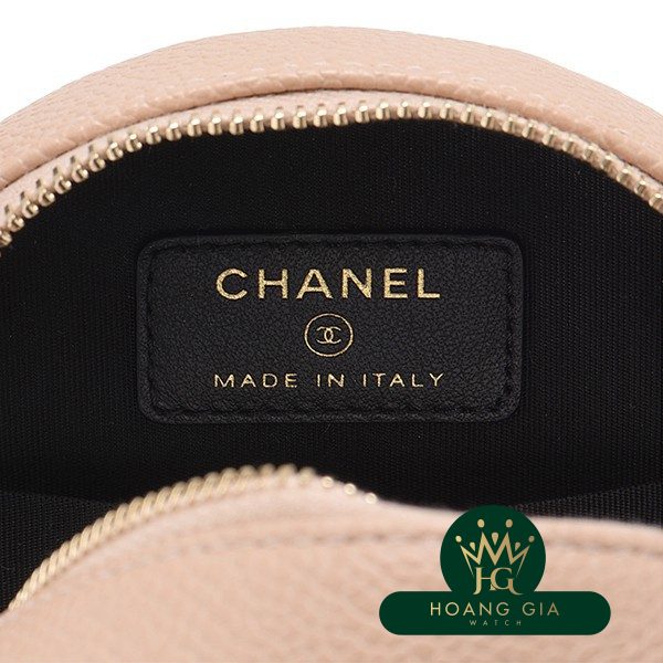 CC Filigree Chain Clutch Màu be x Đen