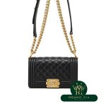 Túi đeo vai nhỏ của Boy Chanel Màu đen