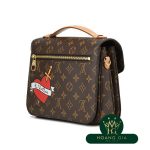 Pochette Metis Patches Monogram Brown