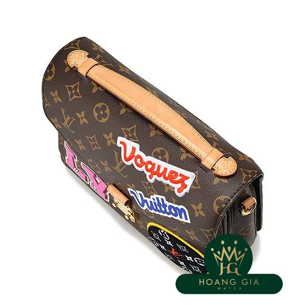 Pochette Metis Patches Monogram Brown