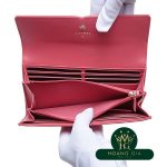 Ví dài CC Filigree màu hồng