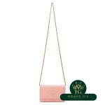 CC Filigree Chain Wallet Pink