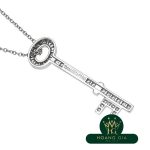 Mặt dây chuyền chìa khóa hình bầu dục