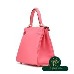 Kelly 25 bên trong khâu Rose Azare màu hồng