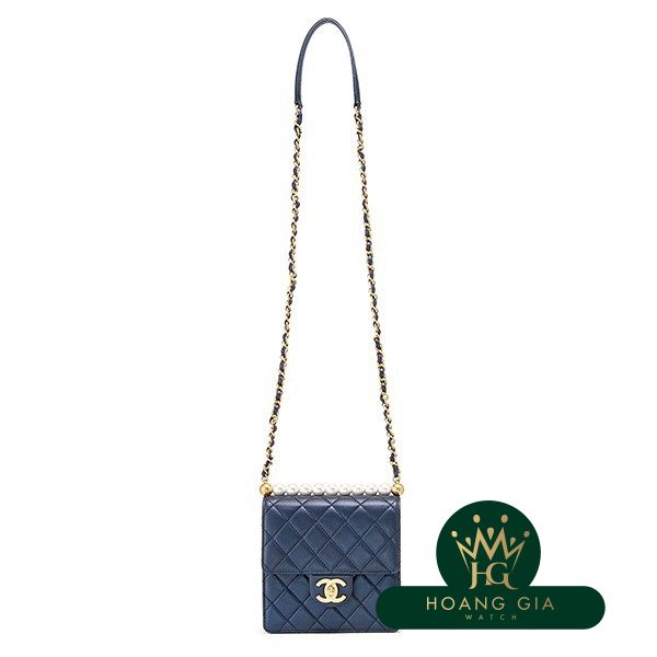Matrasse Chain Shoulder Bag Navy