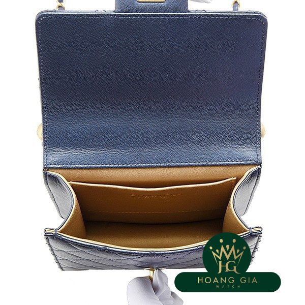 Matrasse Chain Shoulder Bag Navy