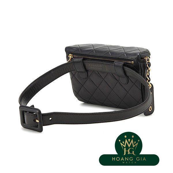 Túi đeo thắt lưng Matrasse Waist Pouch Túi đeo lưng Vintage Black Black