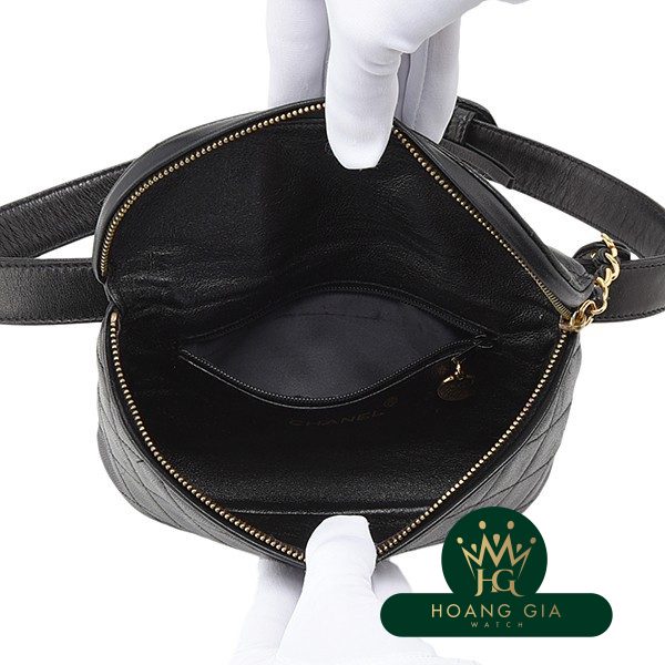 Túi đeo thắt lưng Matrasse Waist Pouch Túi đeo lưng Vintage Black Black