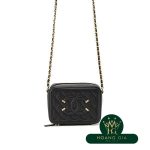 CC Filigree Mini Chain Shoulder Bag Black Black