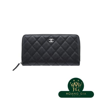 Matrasse Classic Long Zip Wallet Đen Đen