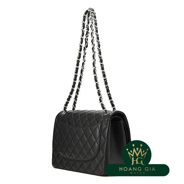 Deca Matrasse Chain Shoulder Lambskin Black Black