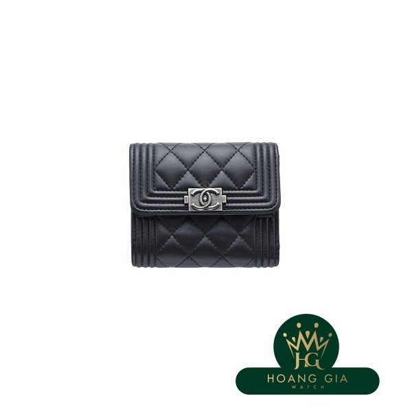 ボーイシャネル コンパクトウォレット ブラック 黒