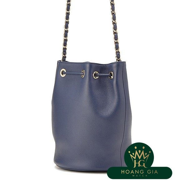 Deauville Small Handbag Drawstring Navy