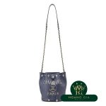 Deauville Small Handbag Drawstring Navy