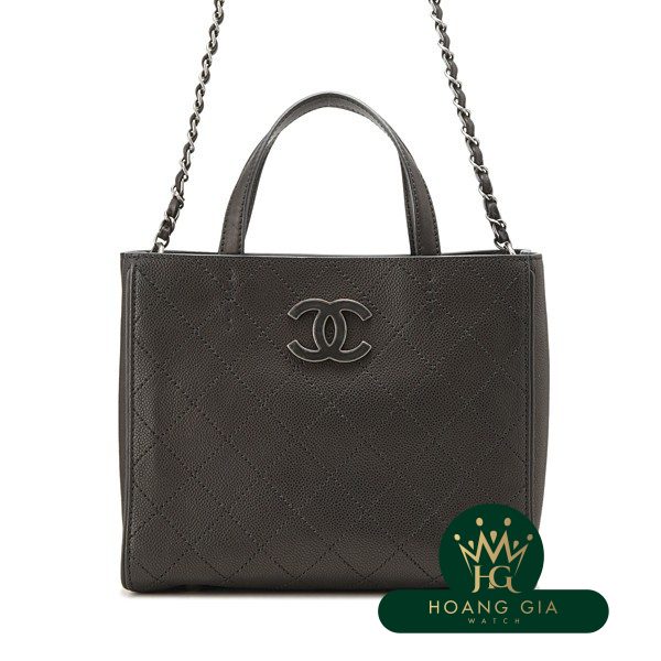 Túi tote Coco Mark Đen đen