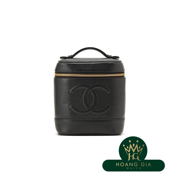 ココマークチャーム バニティ バッグ ブラック 黒