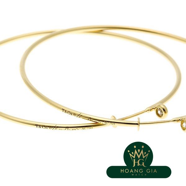 Bông tai vòng kim cương Elsa Peretti