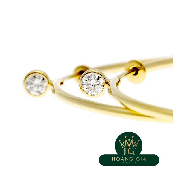 Bông tai vòng kim cương Elsa Peretti