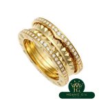 B Zero One Rock Diamond 2 Band Ring # 53 No. 12